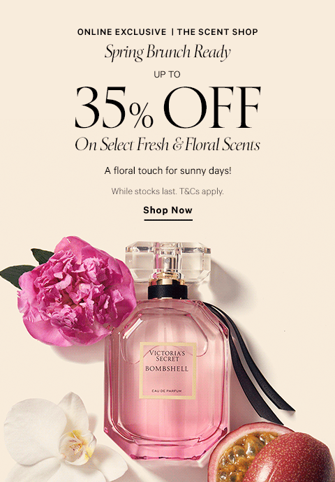 Up to 35% Off Fresh & Floral Scents
