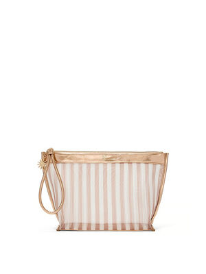 Bronze Wristlet Beauty Pouch
