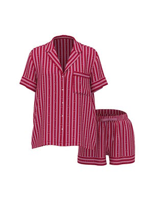Signature Satin Short Pajama Set