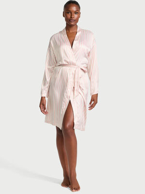 Satin Midi Robe,  Satin Midi Robe