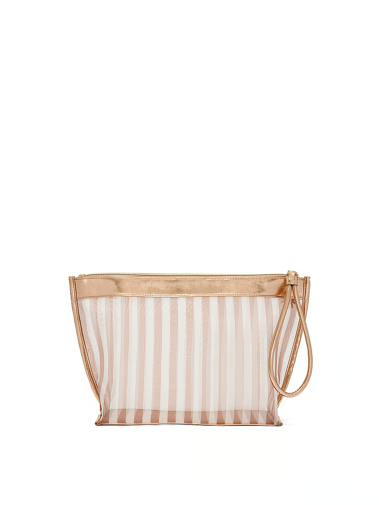 Bronze Wristlet Beauty Pouch image number null