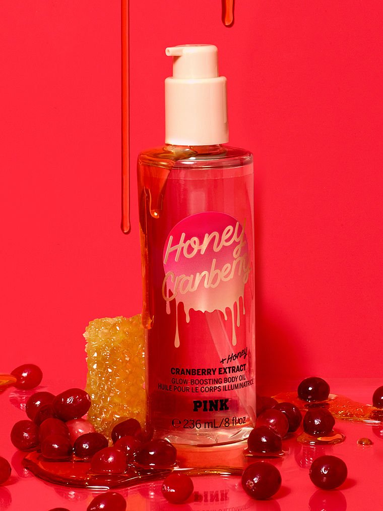 Honey Cranberry Glow-boosting Body Oil With Pure Honey and Cranberry Extract image number null