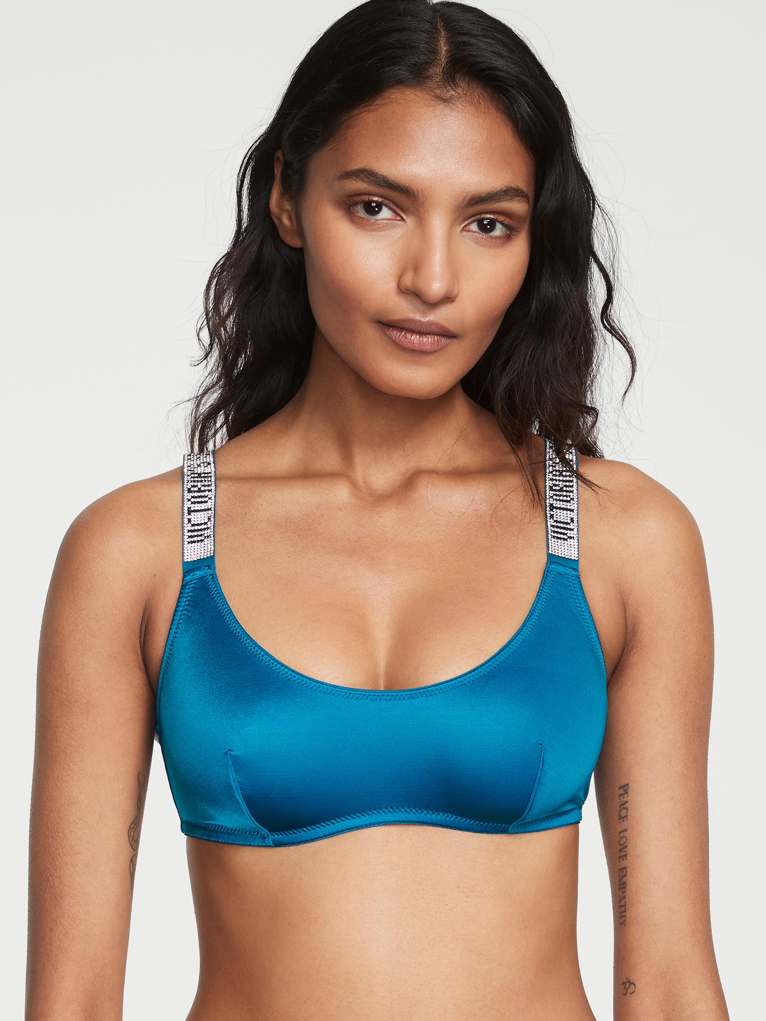 Buy Shine Strap Scoop Bralette