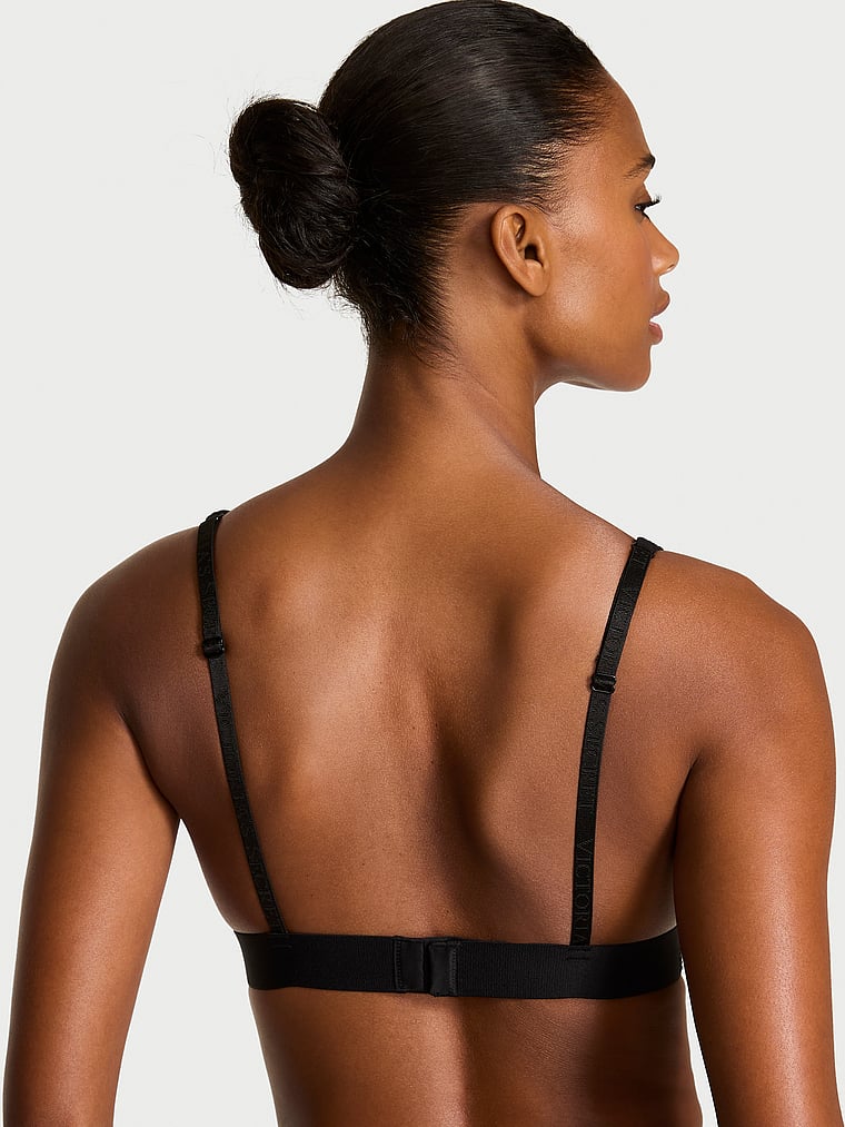 Shine Cotton Wireless Plunge Bralette image number null