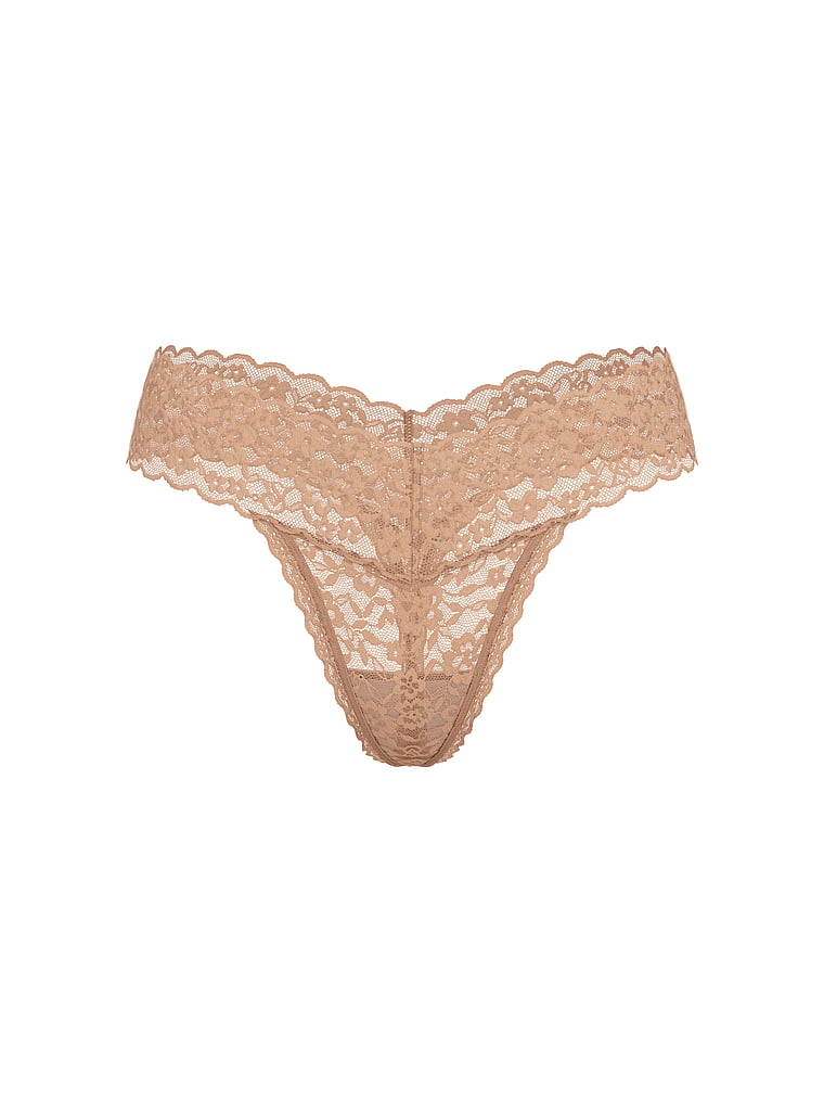 Lace Thong Panty image number null