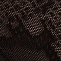 No-Show Snake Mesh Cheeky Panty, Black, swatch