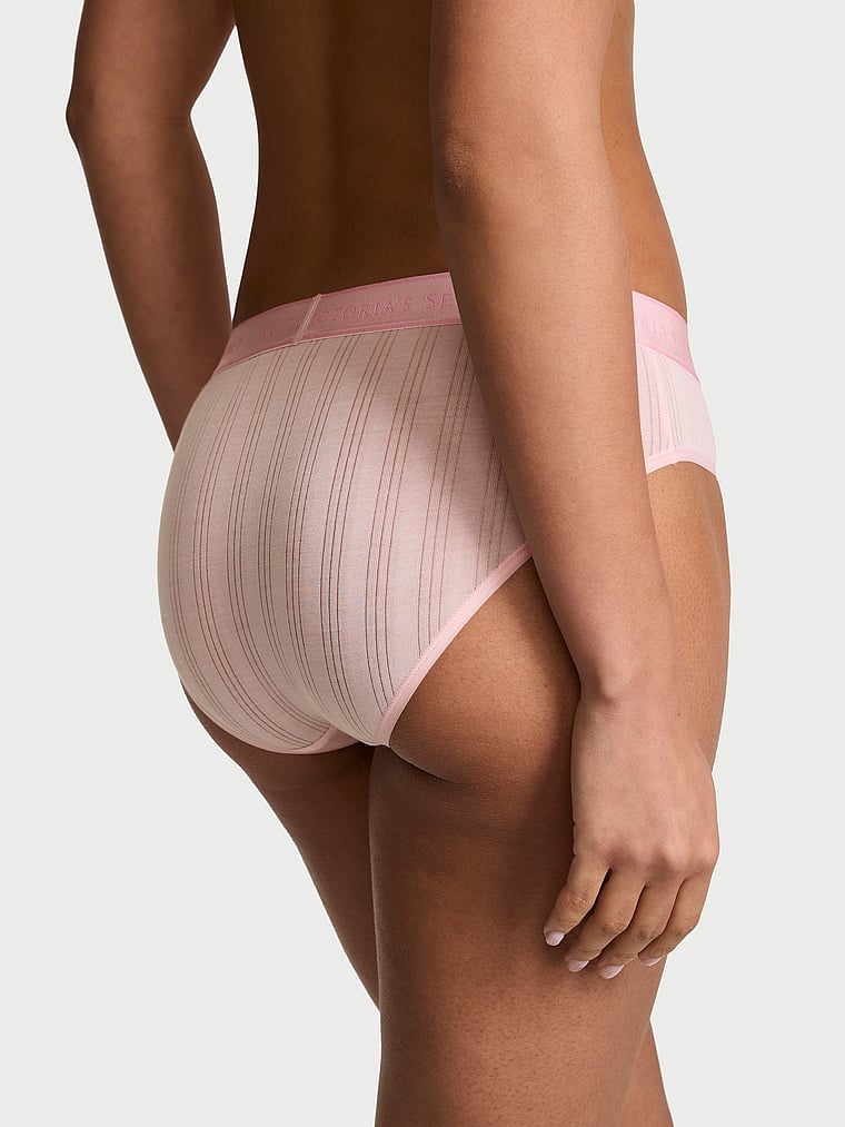 Ultra-Fine Modal Logo Hiphugger Panty image number null