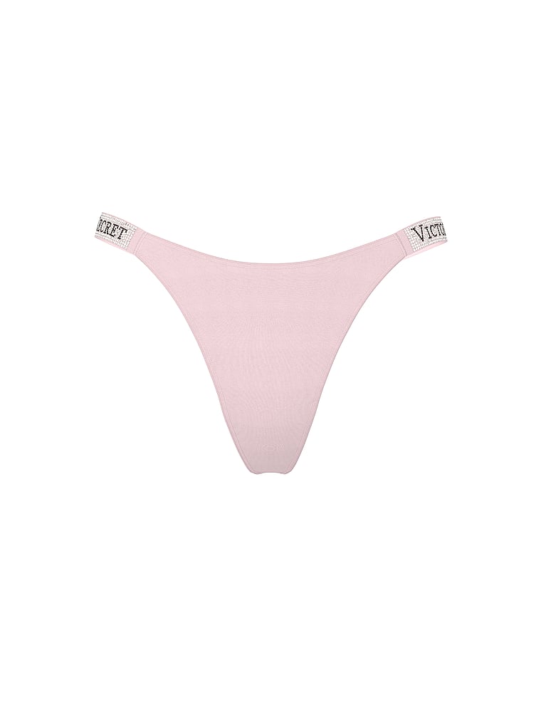 Shine Strap Thong Panty image number null
