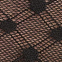 Dot Geo Lace Thong Panty, Black, swatch