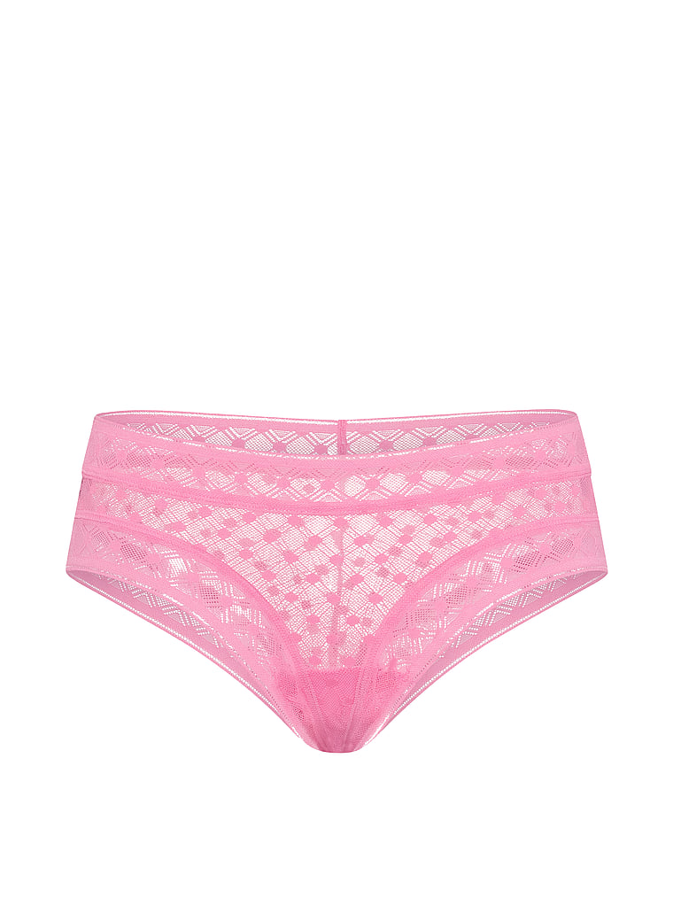 Dot Geo Lace Cheeky Panty image number null