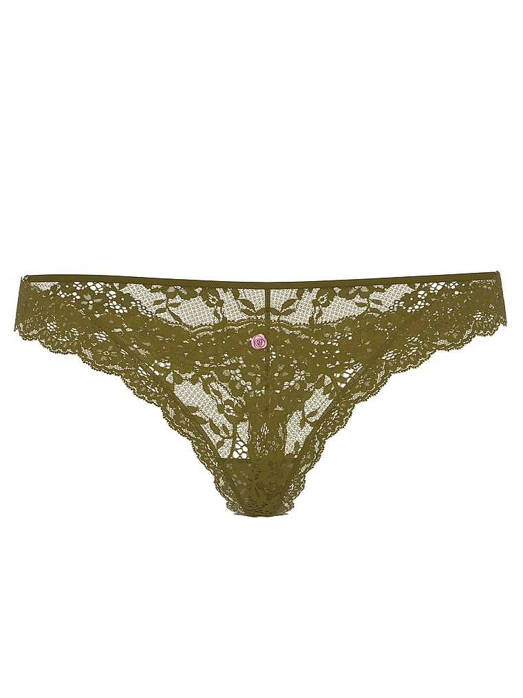 Lace Thong Panty image number null