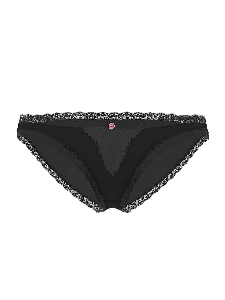 Lace-Trim Bikini Panty image number null