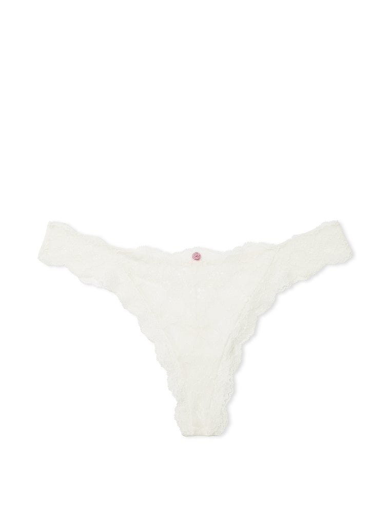 Lace Thong Panty image number null