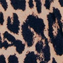 Lace & Mesh Cheeky Panty, Nougat Leopard, swatch