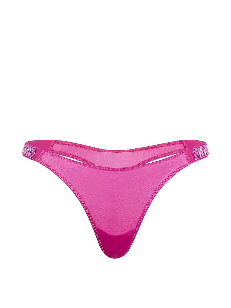 Shine Strap Thong Panty image number null