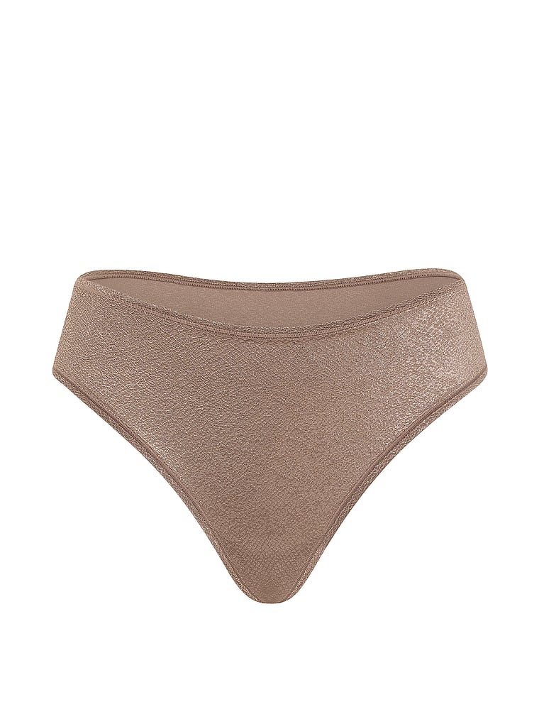 No-Show Mid-Rise Thong Panty image number null