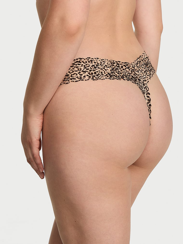 Lace Thong Panty image number null