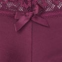 Lace Cheeky Panty, Velvet Maroon, swatch