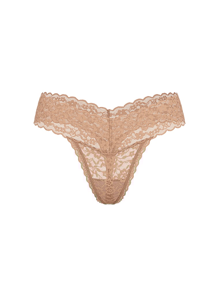 Blossom Lace Thong Panty image number null