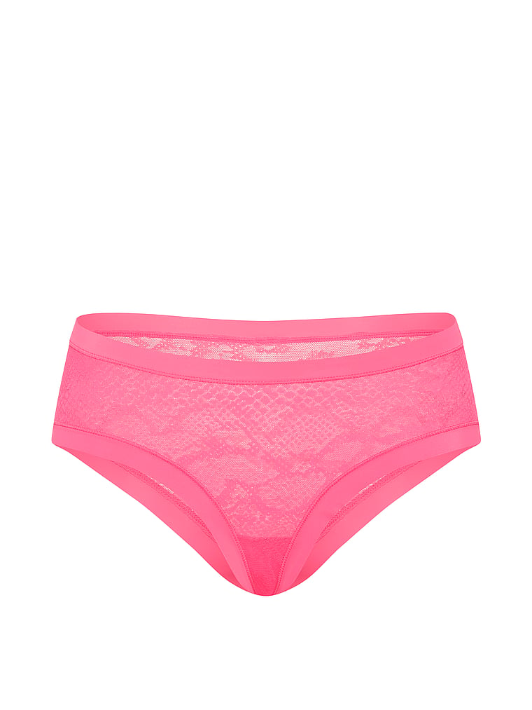 No-Show Snake Mesh Cheeky Panty image number null