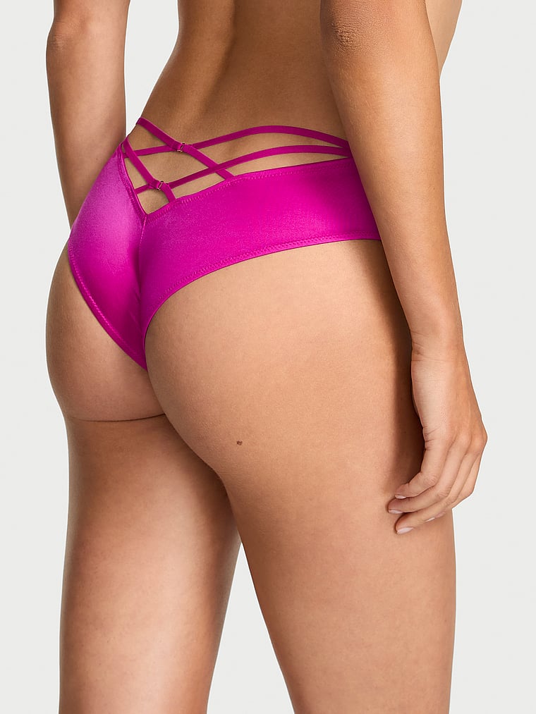 Strappy-Back High-Leg Cheeky Panty image number null
