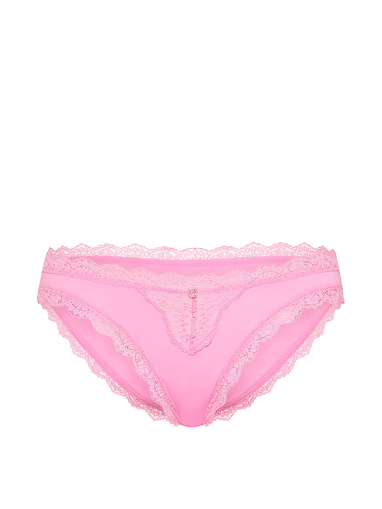 Lace-Trim Bikini Panty image number null