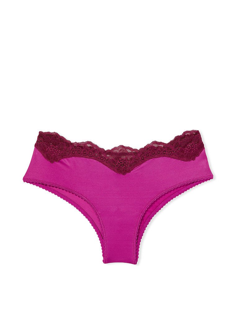 Lace Trim Cheeky Panty image number null