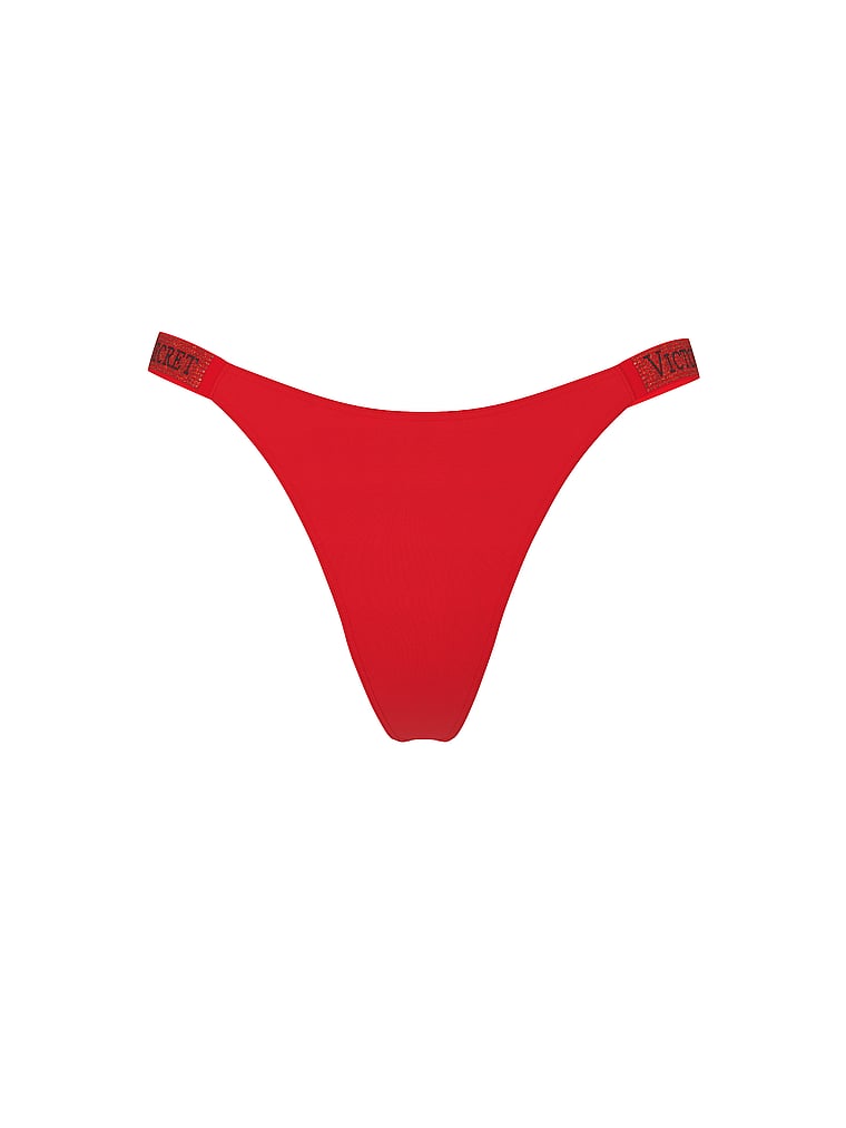 Shine Strap Thong Panty image number null