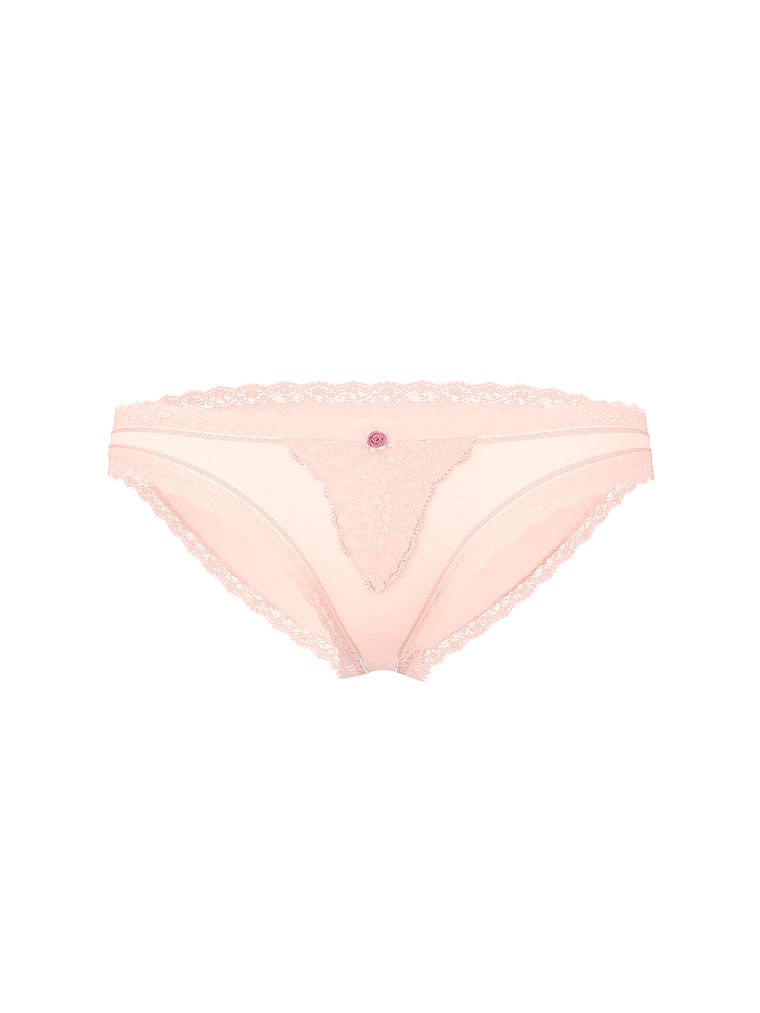 Lace-Trim Bikini Panty image number null