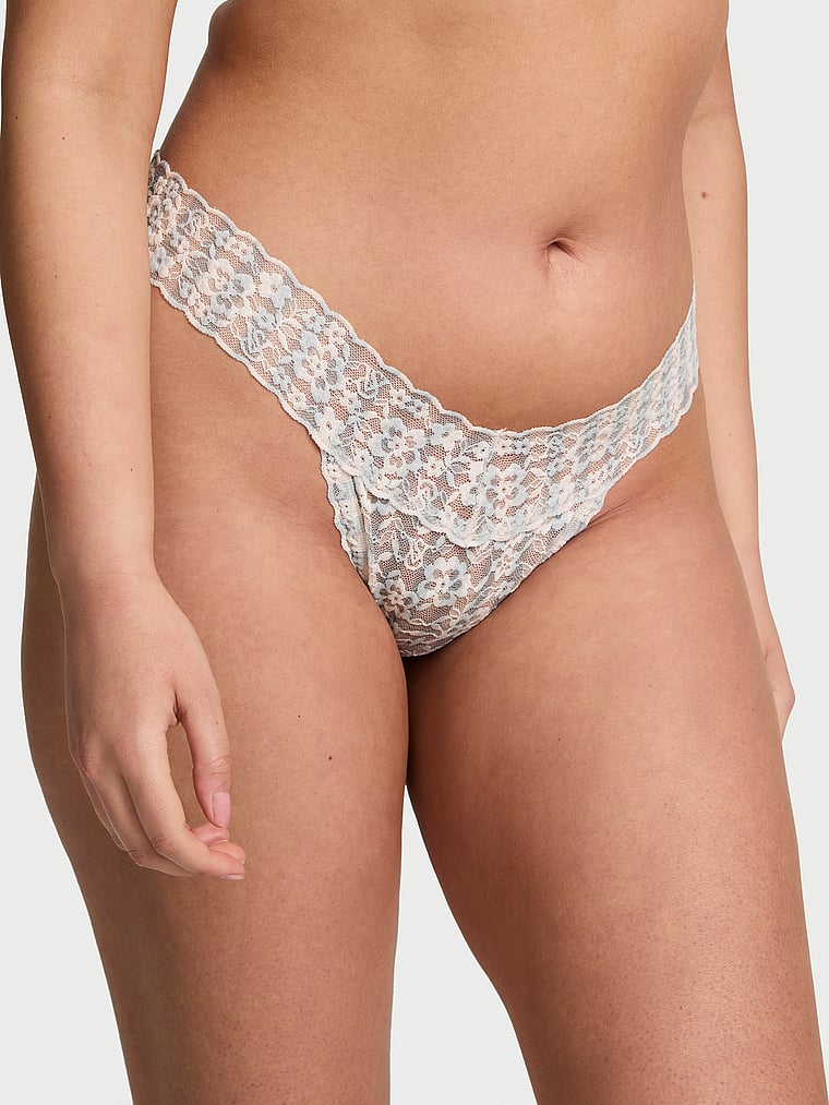 Lace Thong Panty image number null