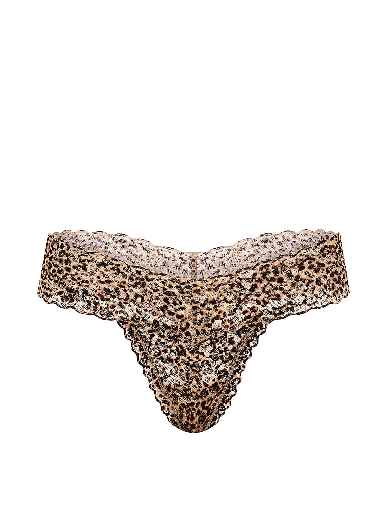 Lace Thong Panty image number null