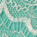 Shine Lace Cheekini Panty, Sea Glass Green, swatch