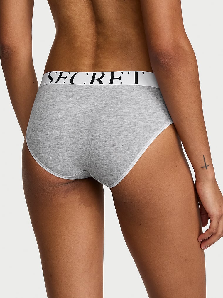 Exploded Logo Cotton Hiphugger Panty image number null