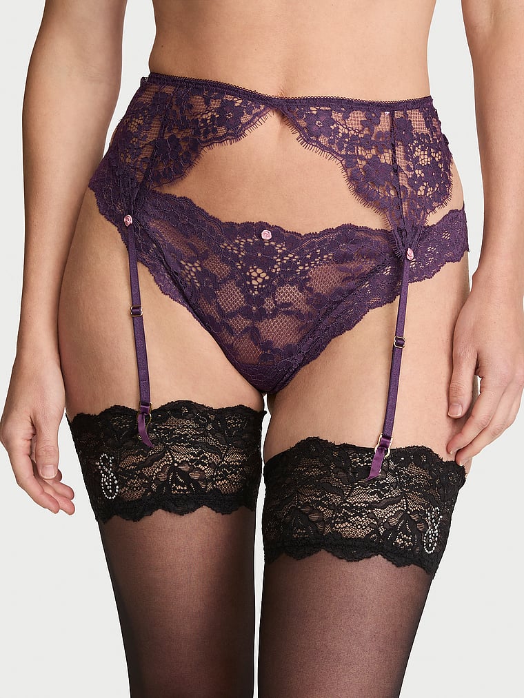 Lace Thong Panty image number null