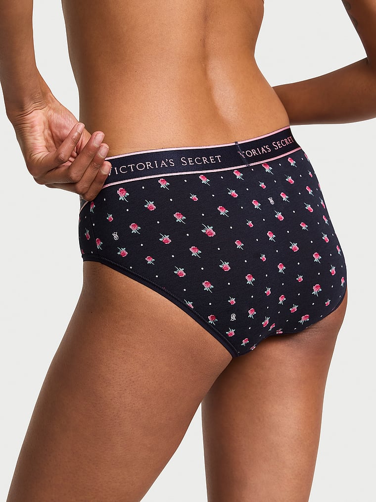 Logo Cotton Hiphugger Panty image number null