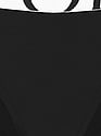 Exploded Logo Cotton Hiphugger Panty, Black, swatch