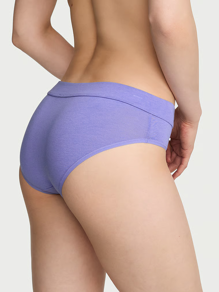 Logo Cotton Lace Patch Hiphugger Panty image number null