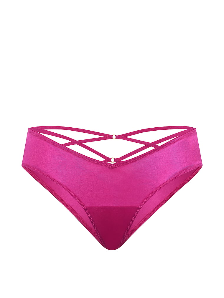 Strappy-Back High-Leg Cheeky Panty image number null