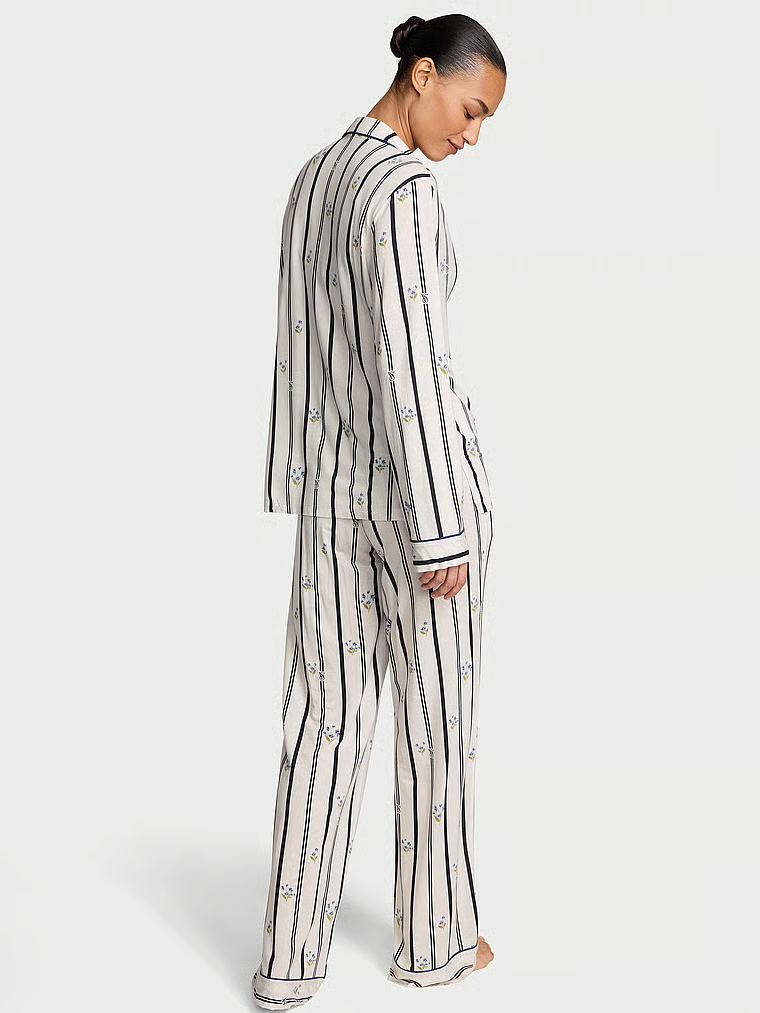 Modal Soft Long Pajama Set image number null