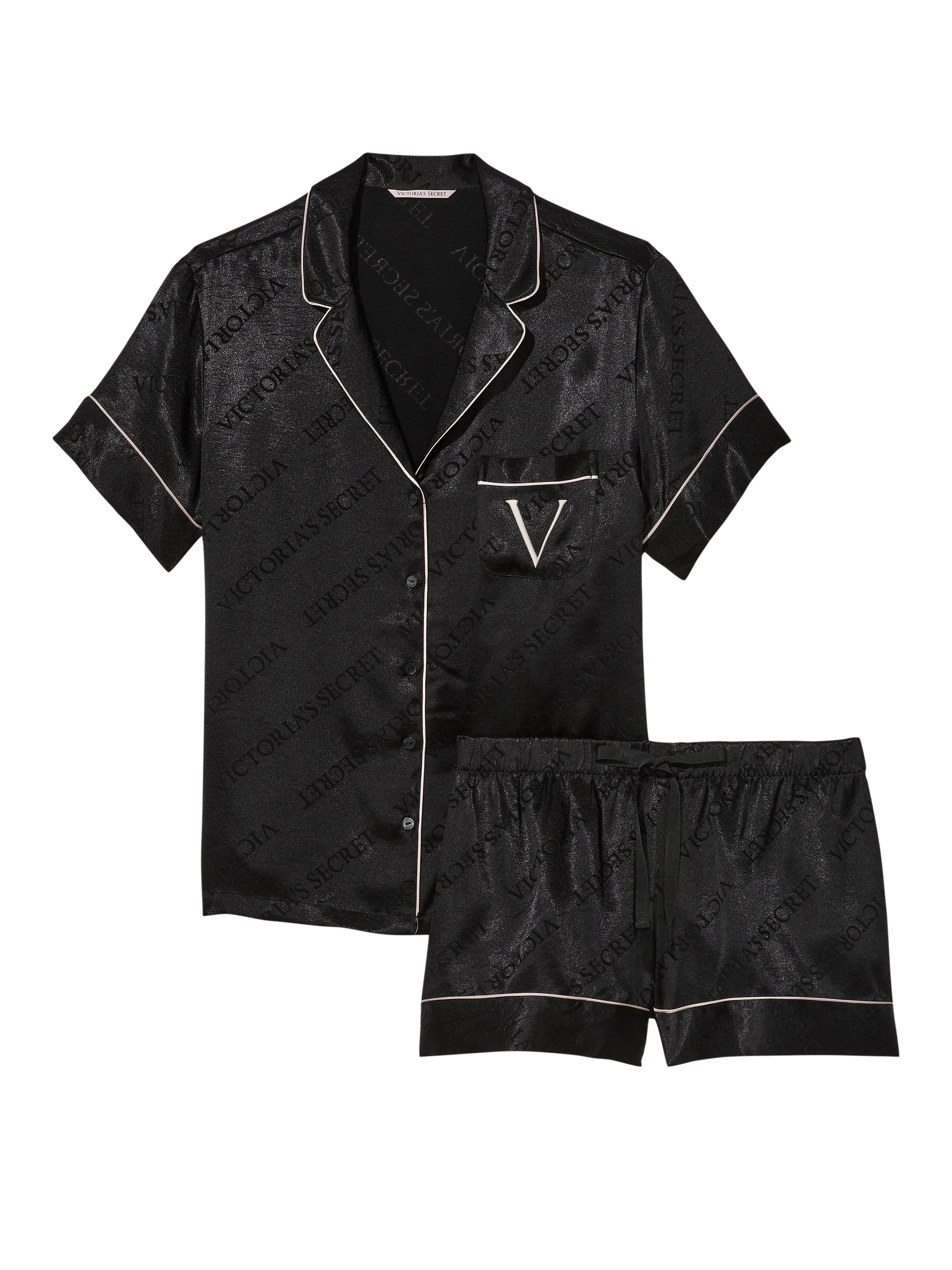 Logo Short Pajama Set image number null