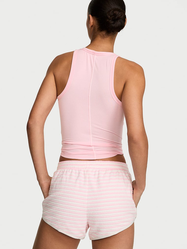 Micro Terry Curved Hem Short image number null