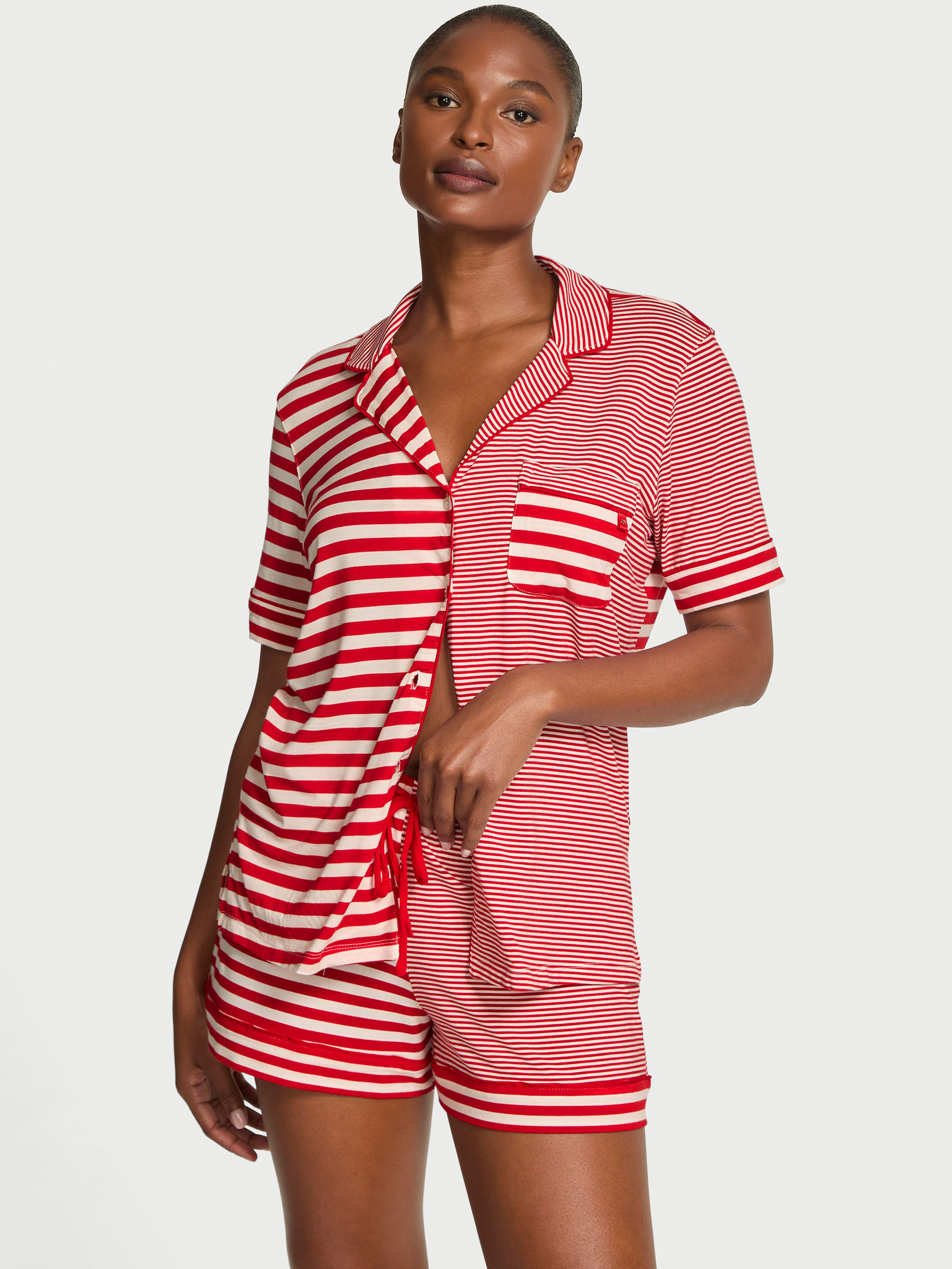 Modal Soft Short Pajama Set image number null