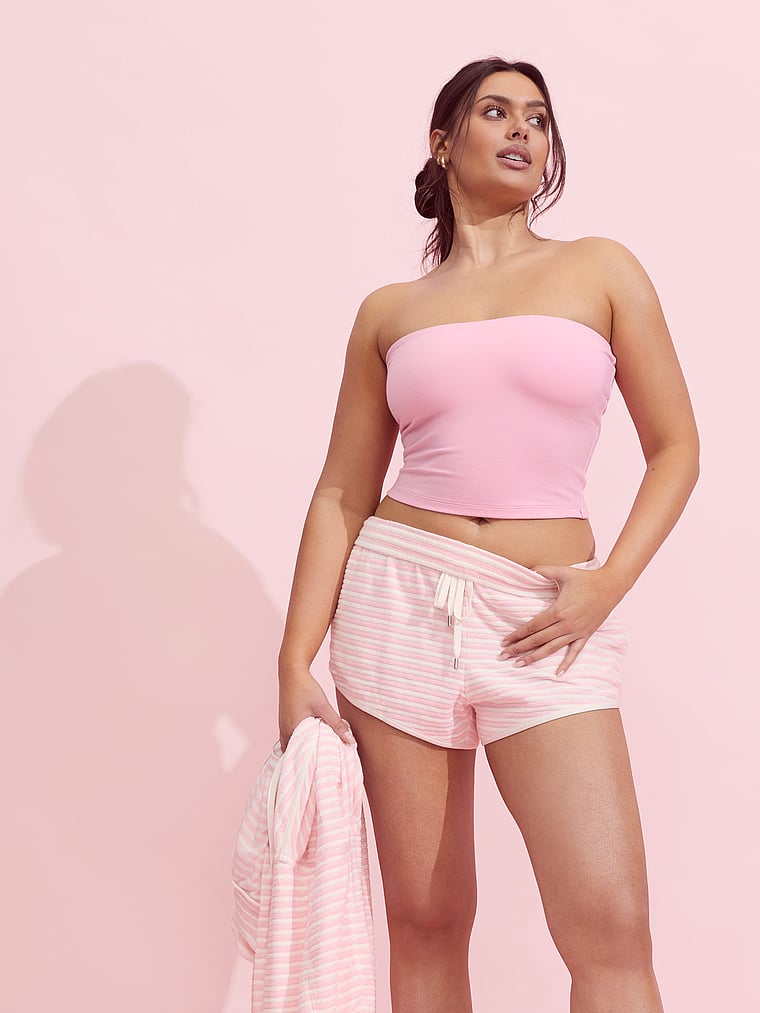 Micro Terry Curved Hem Short image number null