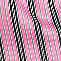Glazed Satin Long Pajama Set, Vintage Stripe, swatch