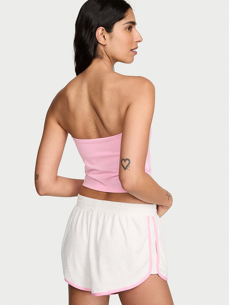 Micro Terry Curved Hem Short image number null