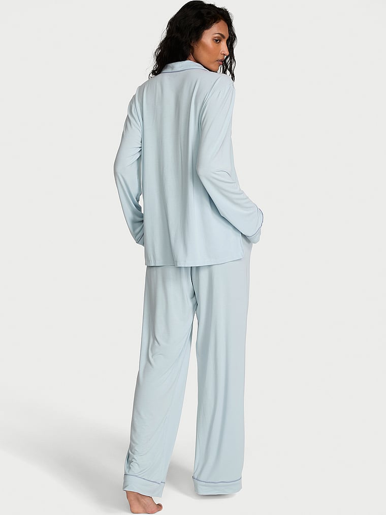 SoSoft&trade; Modal Daisy Long Pajama Set image number null