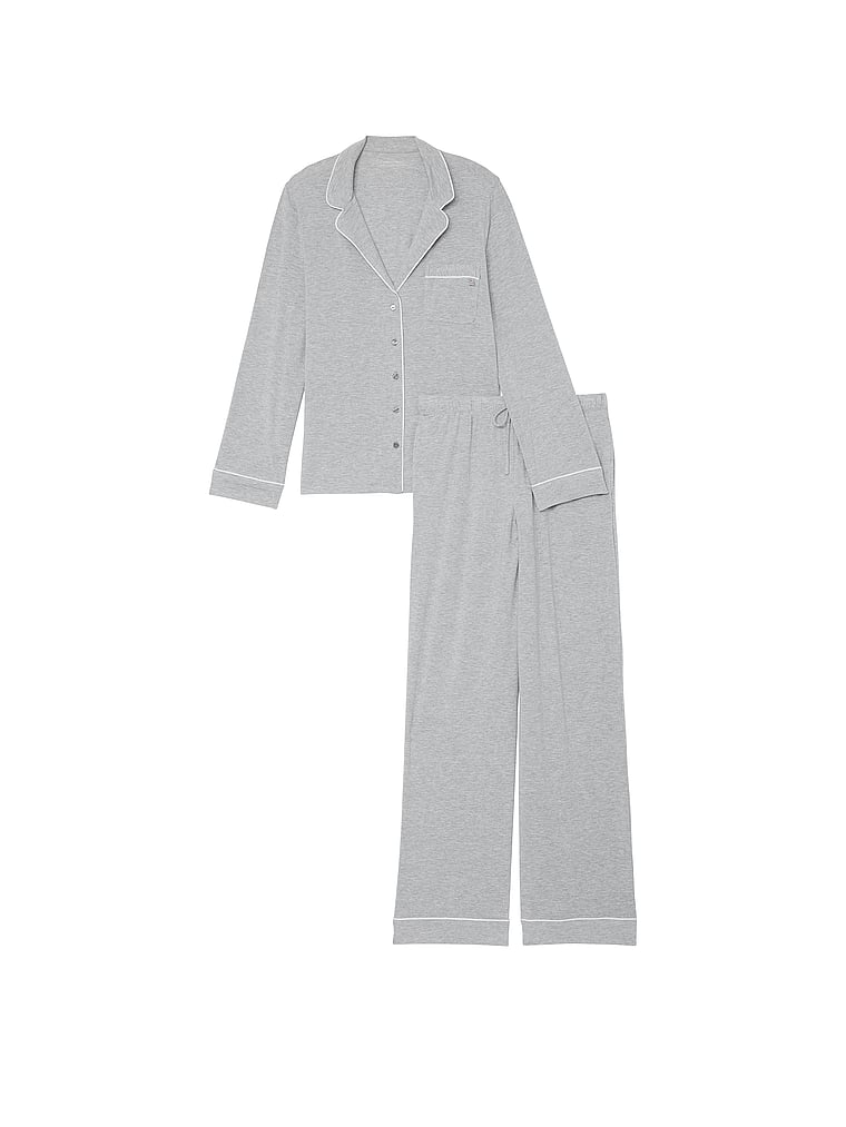 Modal Soft Long Pajama Set image number null