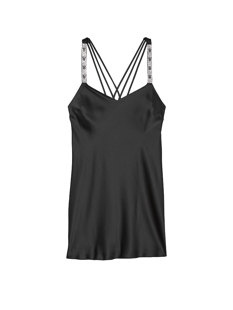 Shine Strap Satin Slip image number null