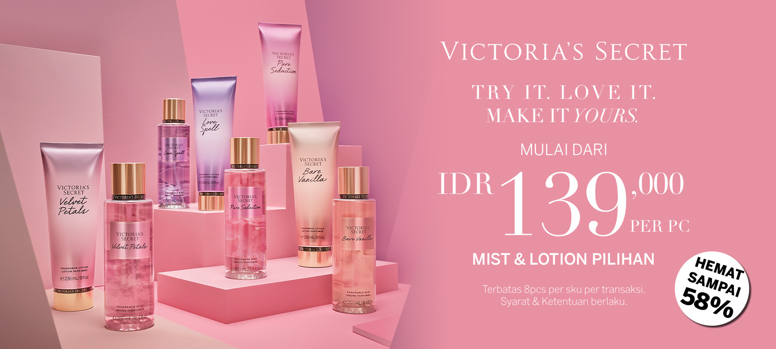 Try it Love it Offer PLP banner
