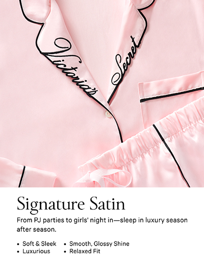 Sleep in satin PLP banner